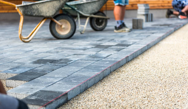 Cobblestone Driveway Installation in Chouteau, OK